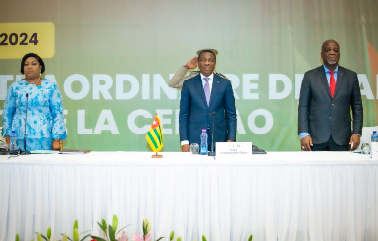 Faure Essozimna Gnassingbé ouvre la troisième session extraordinaire de l’année 2024 du parlement de la CEDEAO